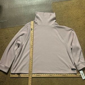 2X calvin klein long sleeve pink turtle neck sweater